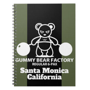Gummy Bären Factory Gym/Fitness Notizblock