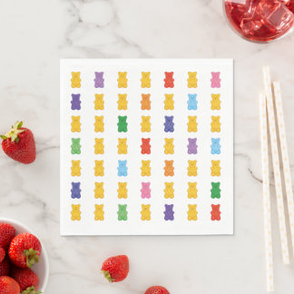 gummy bear fun serviette