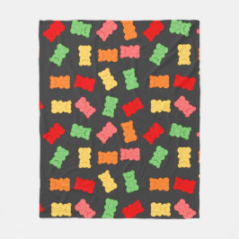 Gummy Bear Pattern Fleecedecke