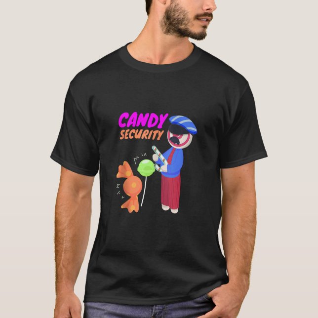 Gummy Candy I Candy Security I Candy Cane Candy Sw T-Shirt (Vorderseite)