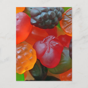 Gummy Fruit Postkarte