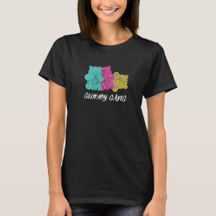 Gummy Gang Cool Fruchtbär Süßigkeiten Grunge Co T-Shirt