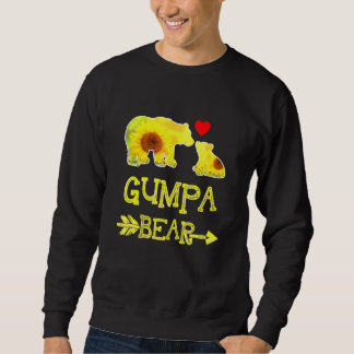 Gumpa Bär Sonnenblumen Mutter Vater Familie Matchi Sweatshirt