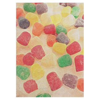 Gumtröpfe in der Schneeküche Tischdecke