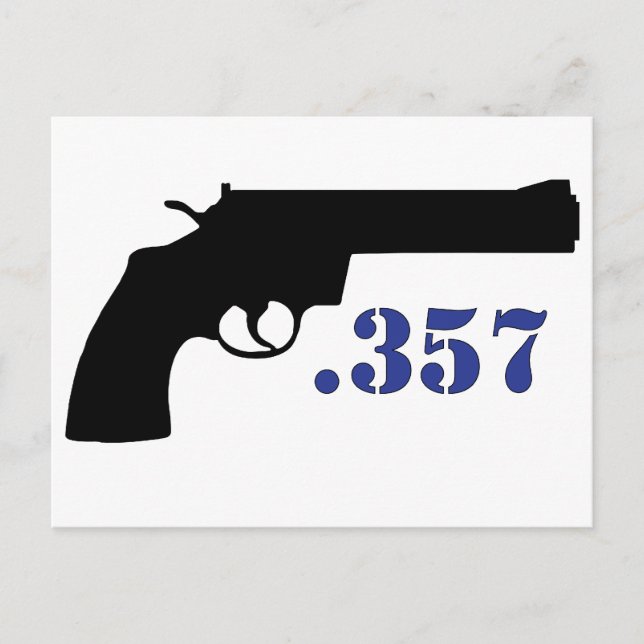 **GUN .357** POSTKARTE (Vorderseite)