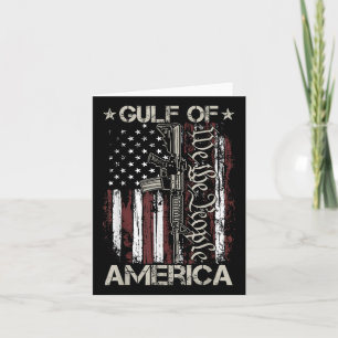 Gun American Flag Patriots Golf von Amerika Karte