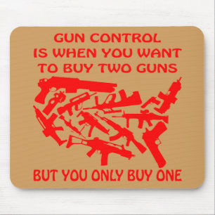 Gun-Kontrolle kauft nur eine Waffe statt 2 # Mousepad