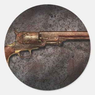 Gun - Modell 1851 - 36 Caliber Revolver Runder Aufkleber