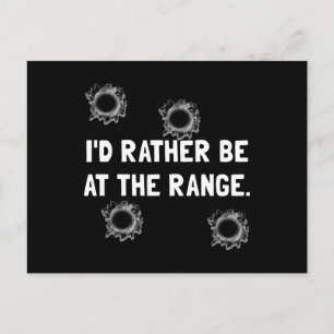 Gun Range Postkarte