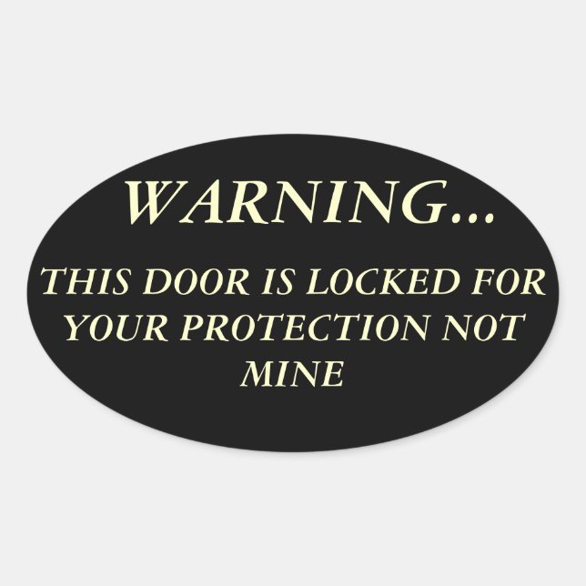 Gun Rights Ovaler Aufkleber (Vorderseite)