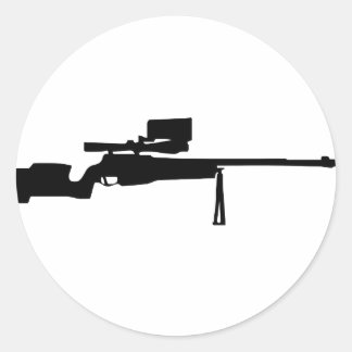 Gun Runder Aufkleber