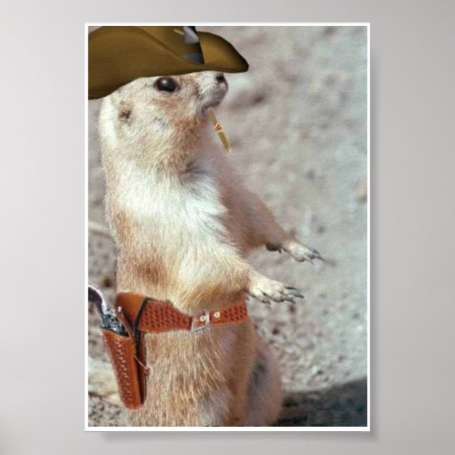 Gun Slinger Squirrel Poster (Vorne)