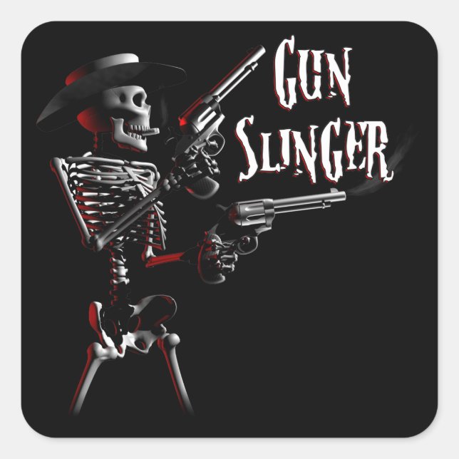 Gun Slinger Stickers (Vorderseite)