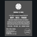 Gun Target, Gunsmith, Gunstore Werbung Flyer<br><div class="desc">Gun Target,  Gunsmith,  Gunstore Werbung Flyer durch den Business Card Store.</div>
