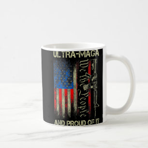 Gun USA Flag Patriots Ultra MAGA und stolz darauf Kaffeetasse