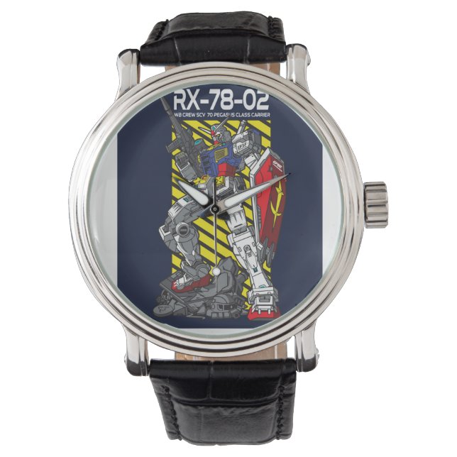 Gundam Armbanduhr (Vorderseite)