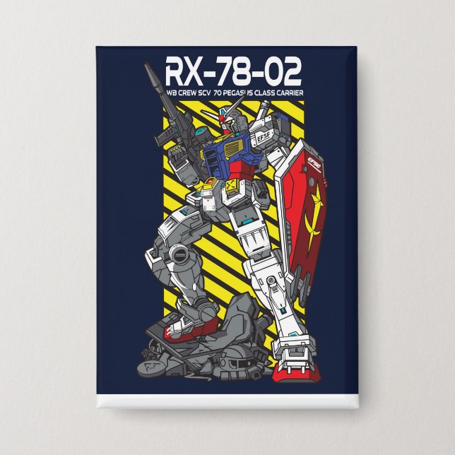 Gundam Button (Vorderseite)