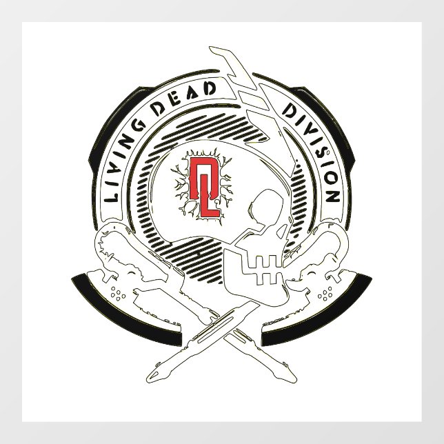 Gundam Thunderbolzen LDD Fensteraufkleber (Blatt)