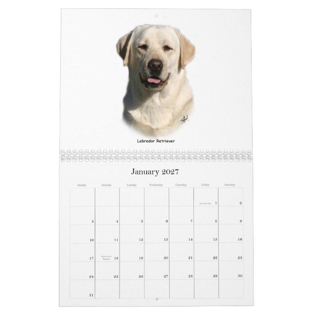Gundog Zucht Kalender (Jan 2027)
