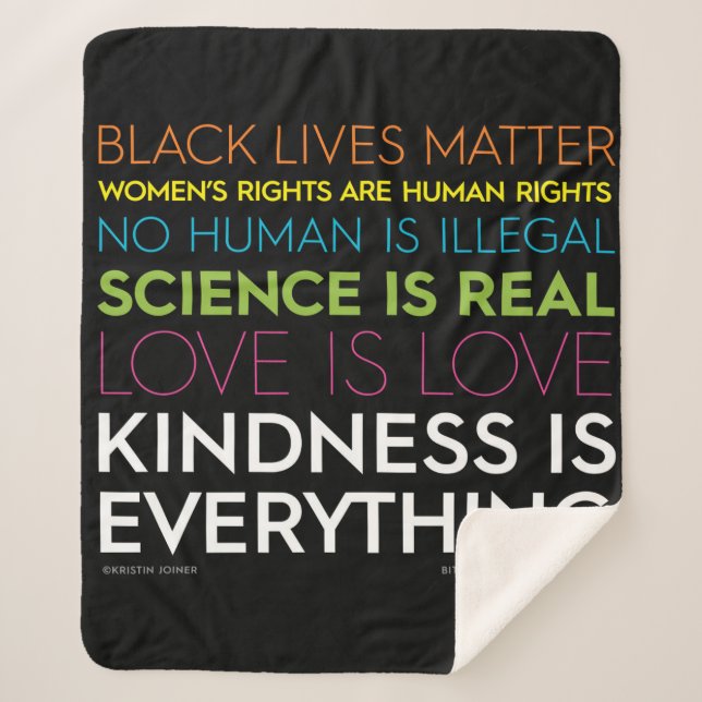 #günessIsEverything Sherpa Blanket Sherpadecke (Vorderseite)