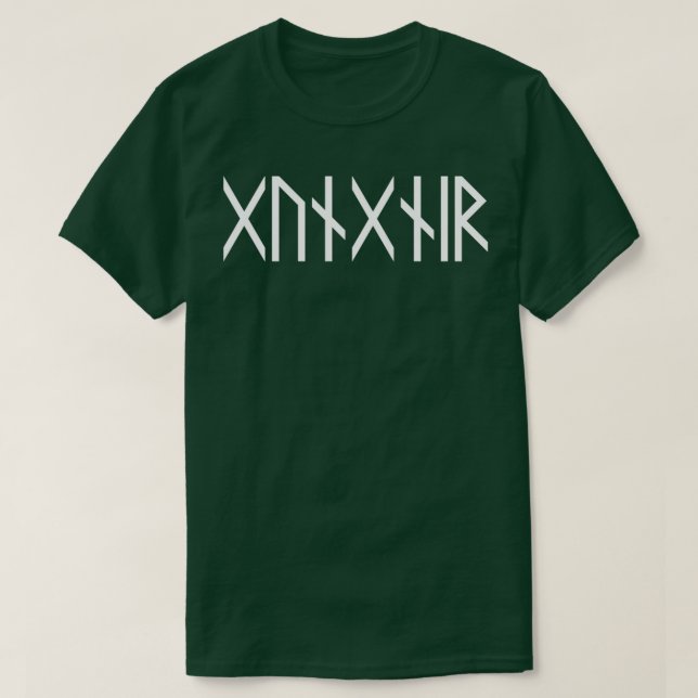 Gungnir in Runenname des Zauberspeers Odinx27s T-Shirt (Design vorne)