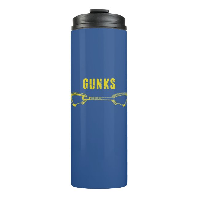 Gunks Climbing Quickziehen Thermosbecher (Vorderseite)