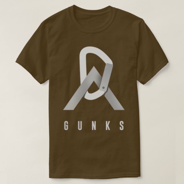 Gunks Mountain und Biner Icon T-Shirt (Design vorne)
