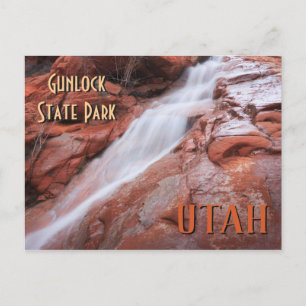 Gunlock Staat Park Utah Postkarte