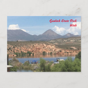 Gunlock Staat Park - Utah Postkarte