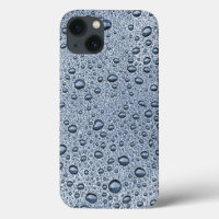 Gunmetal-graue Wassertropfen Case-Mate iPhone-Gehä