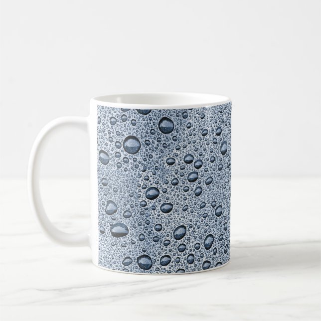 Gunmetal-graue Wassertropfen Kaffeetasse (Links)