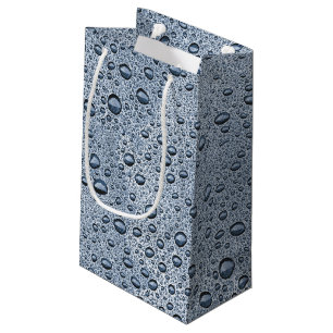 Gunmetal-graue Wassertropfen Kleine Geschenktüte