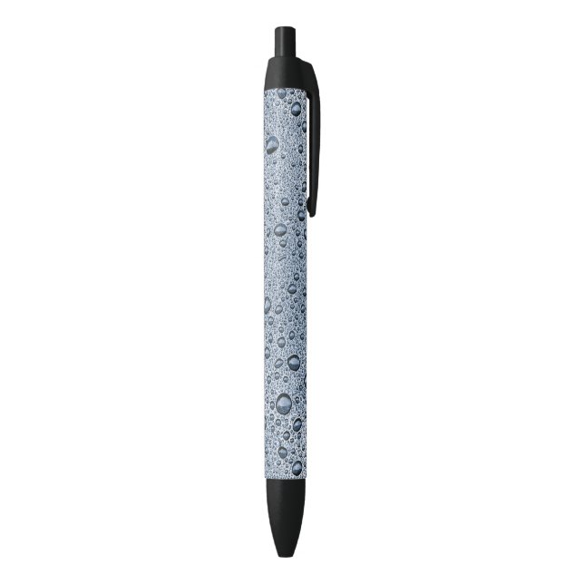 Gunmetal-graue Wassertropfen Kugelschreiber (Unterseite (Vertikal))