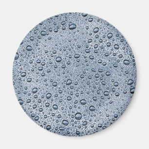 Gunmetal-graue Wassertropfen Magnet