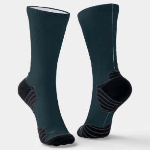 Gunmetal Solid Schlicht Color Socken