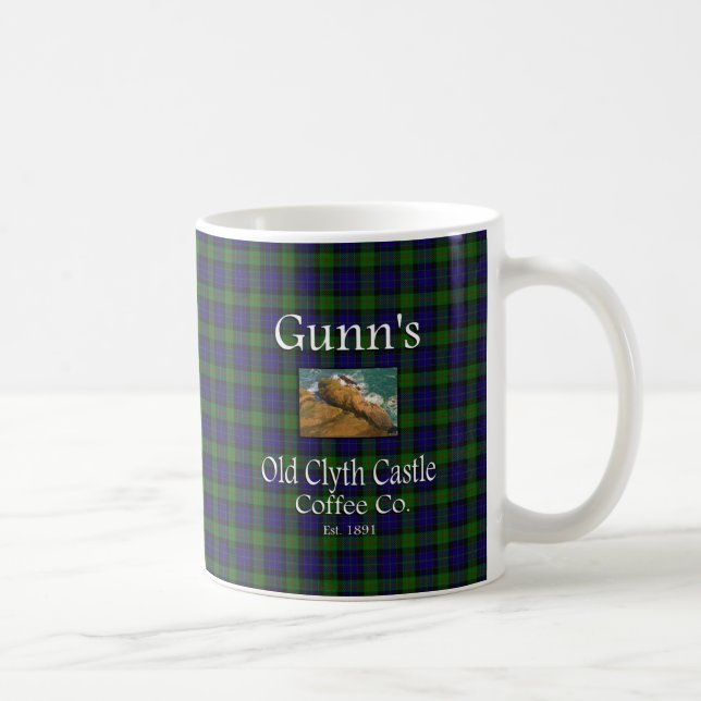 Gunn alter Clyth Schloss-Kaffee Co. Tasse (Rechts)