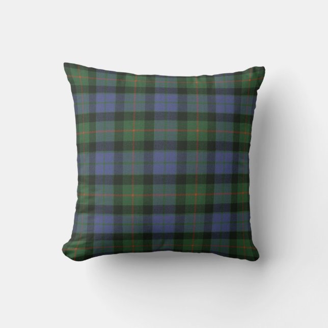 Gunn Ancient Original Scottish Tartan Kissen (Vorderseite)