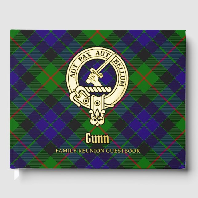 Gunn Family Wiedersehen Gästebuch (Vorderseite)