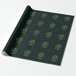 Gunn Scottish Clan Tartan & Crest Geschenkpapier