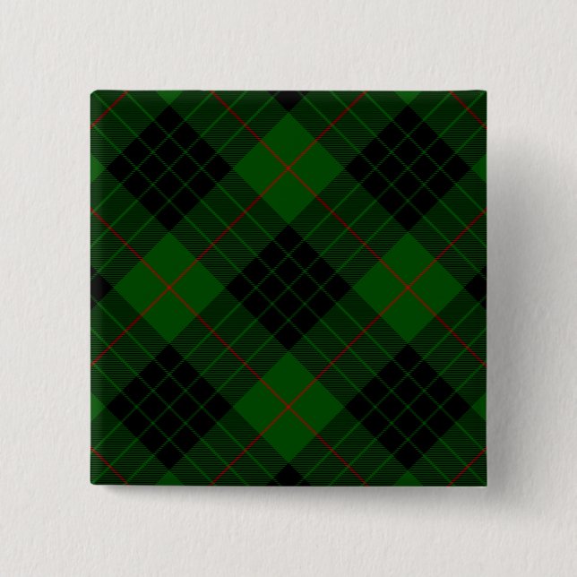 Gunn Tartan kariert Button (Vorderseite)