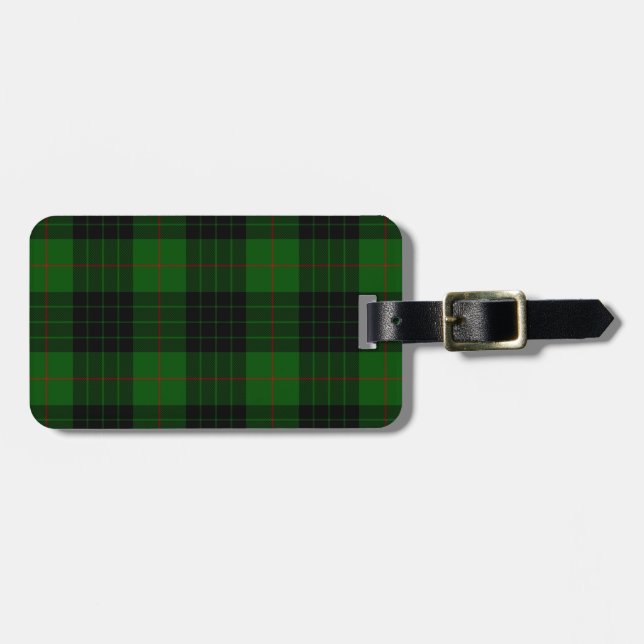 Gunn Tartan kariert Gepäckanhänger (Vorderseite horizontal)