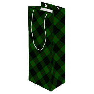Gunn Tartan kariert Geschenktüte Für Weinflaschen