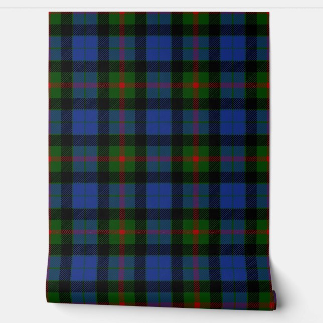 Gunn Tartan Kariert Scottish Clan Tapete (Abrollen)