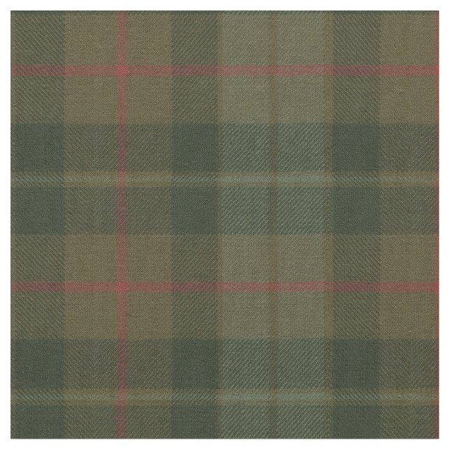 Gunn Weathered Original Scottish Tartan Stoff (Nahaufnahme)