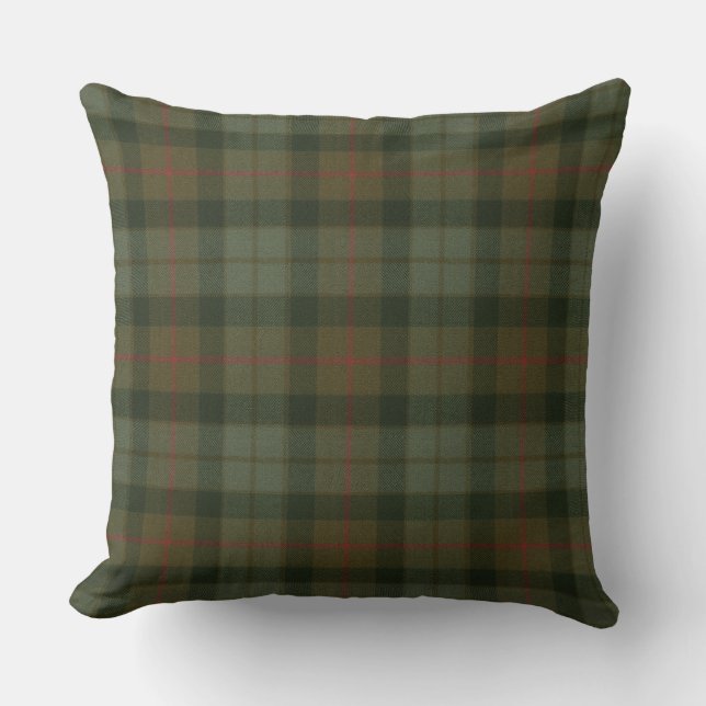 Gunn Weathered Original Tartan Square Kissen (Vorderseite)