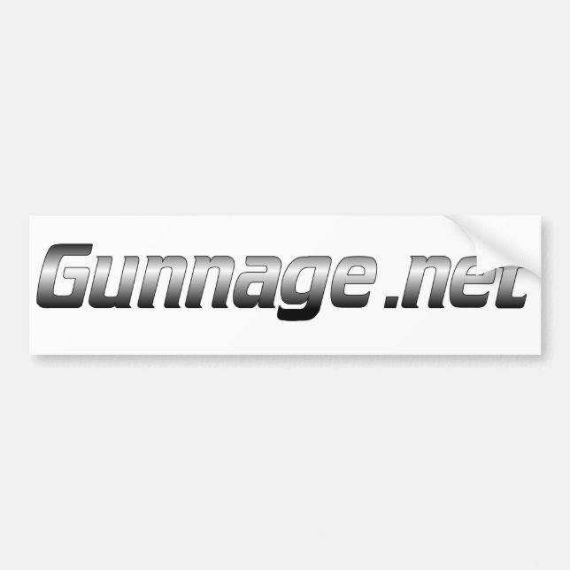 Gunnage.net Autoaufkleber (Vorne)