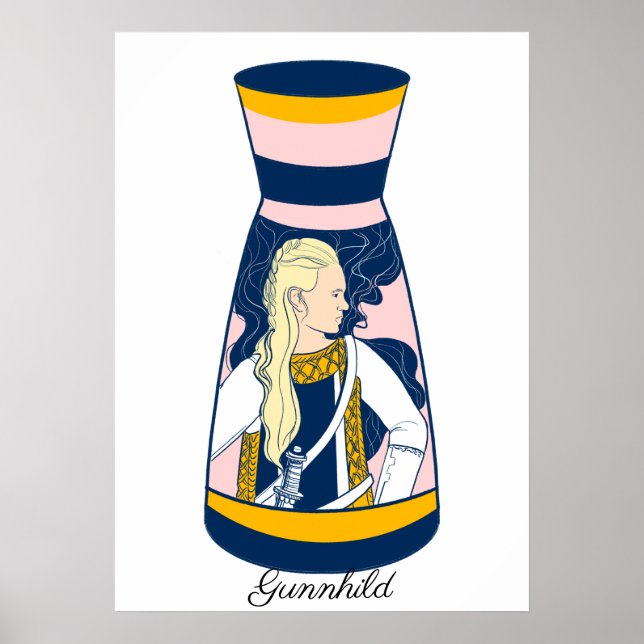 Gunnhild Viking Sorceress Poster (Vorne)