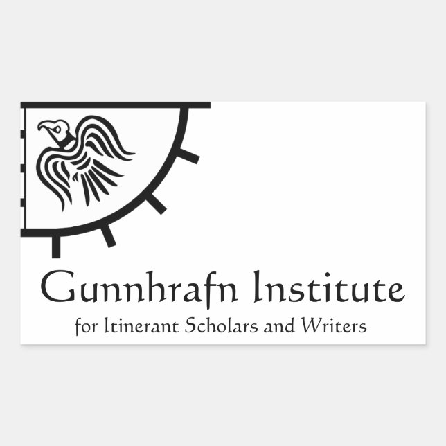 Gunnhrafn-Institut Sticker (Vorderseite)