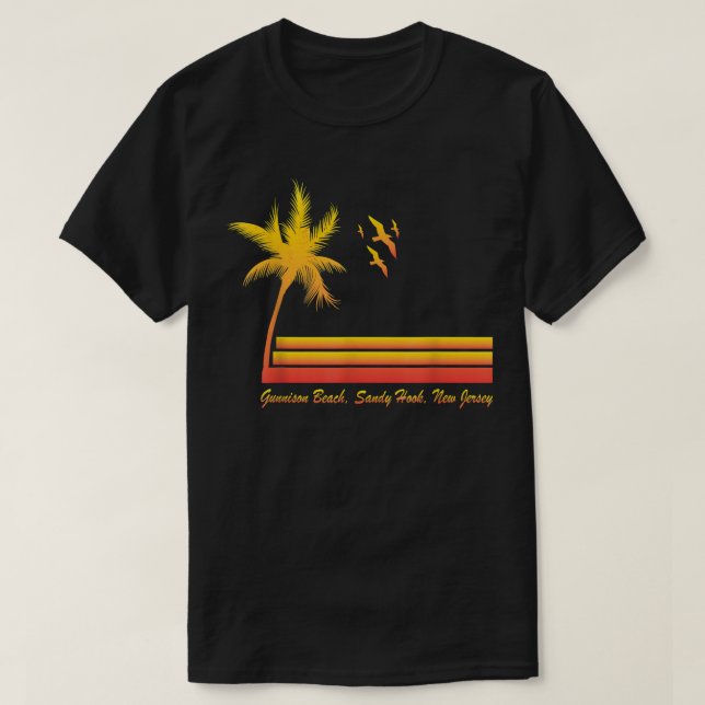 Gunnison Beach, Sandy Hook, New Jersey Tshirt  (Design vorne)