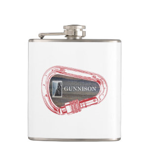 Gunnison Climbing Carabiner Flachmann